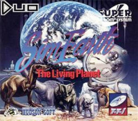 Sim Earth the Living Planet TurboGrafx CD  box art